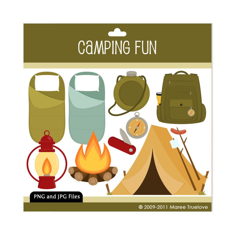 Camping Party drawing