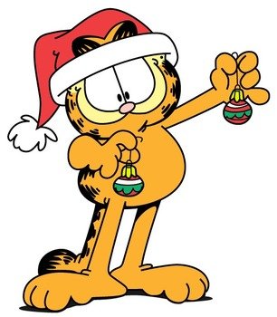 Borboleta Azul Natal Garfield