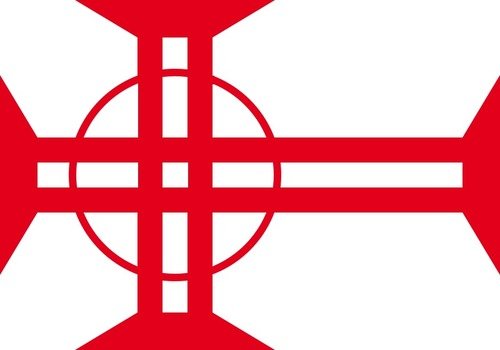 intersection of red lines and red circle
