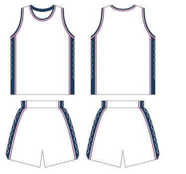 Blank Basketball Jersey clipart