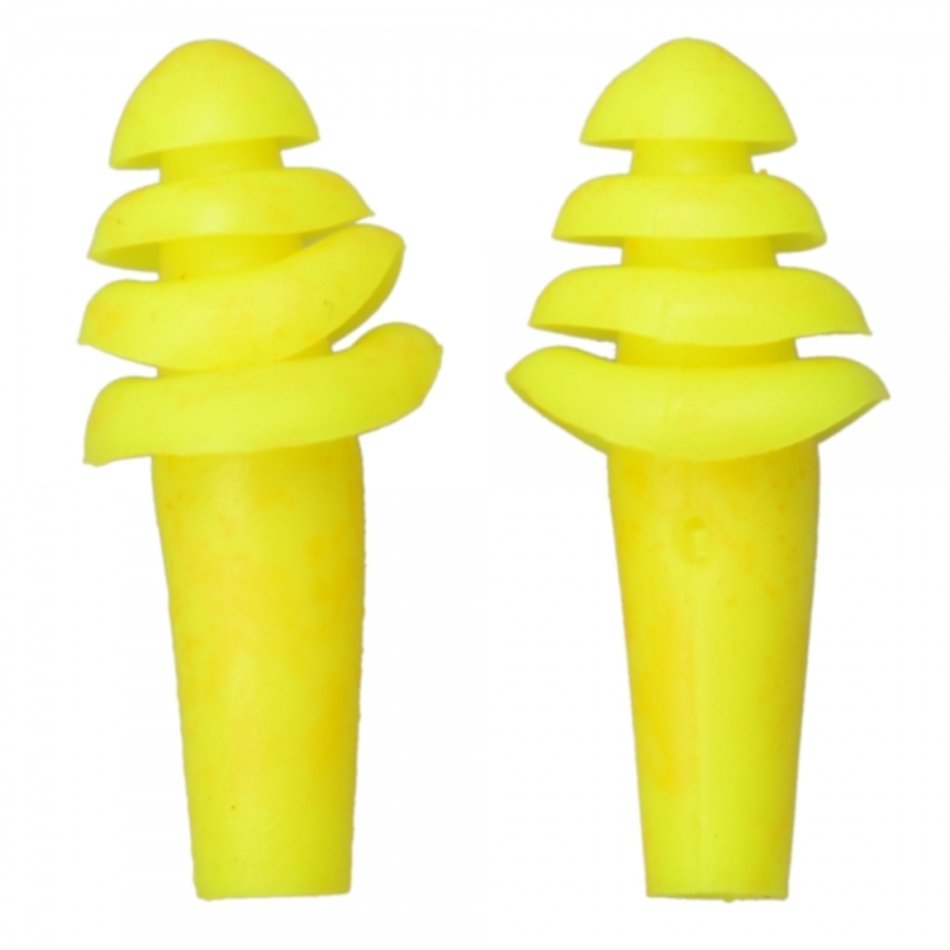 High Quality Silicone Nose Clip Ear Plugs Set For Swimming Yellow 3