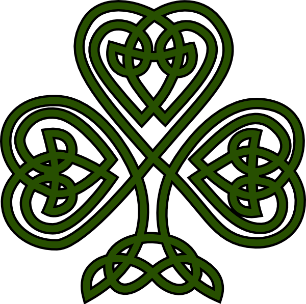 Celtic Shamrock drawing free image download