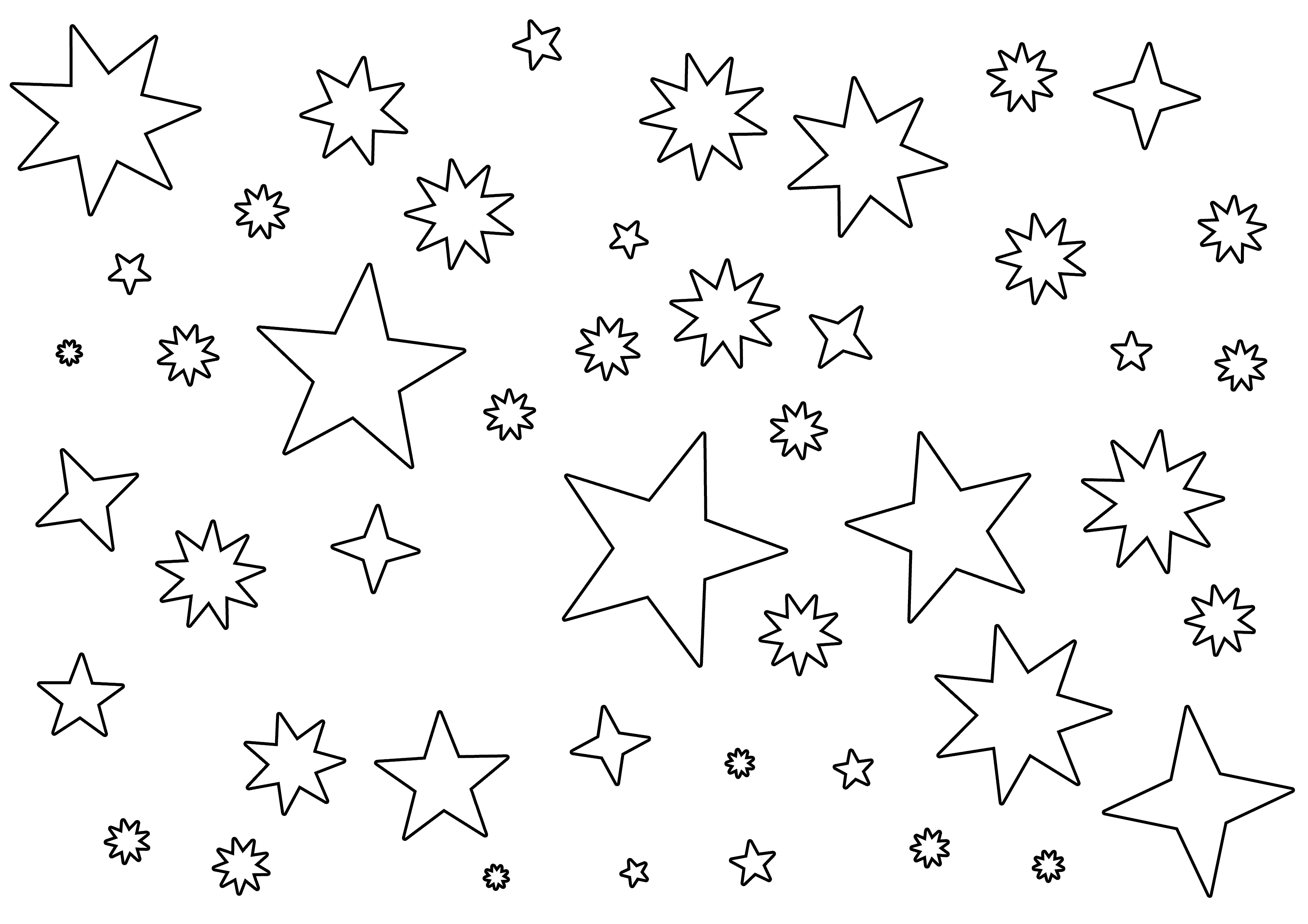 Pattern Star Drawing Free Image Download