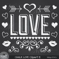 Instant Download Chalkboard Accents Affection Valentines Day