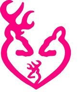 Pin Logo Browning Deer Head Pink Tattoo On Pinterest