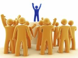 Customer Meeting as picture for clipart