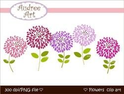 Blooming Flowers drawing