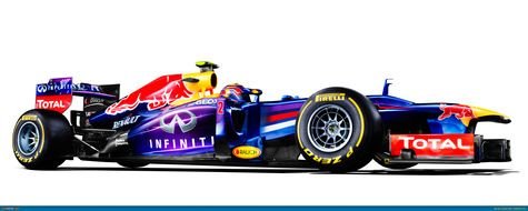 ;red Bull Racing car drawing