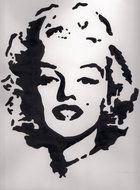 Drawing of Marilyn Monroe