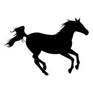 Arabian Horse Silhouette 4