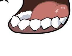 Cartoon talking mouth clipart