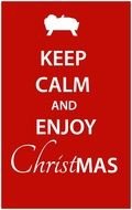 Kugalls Keep Calm And Enjoy Christmas drawing