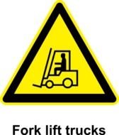 Sign Fork Lift Trucks Vector Online Royalty