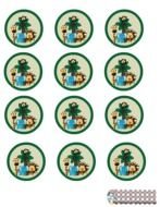 This Is A Set Of Safari Baby Shower Round Labels And These Have Same