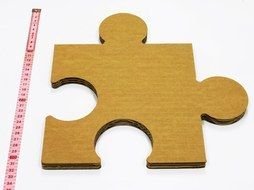 big puzzle as picture for clipart
