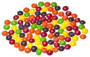 heterogeneous mixture of different colors