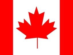 Canada flag drawing