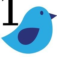 Clipart of blue Birdie