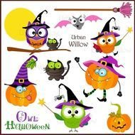 Owl Halloween Png & Jpeg Digital Images
