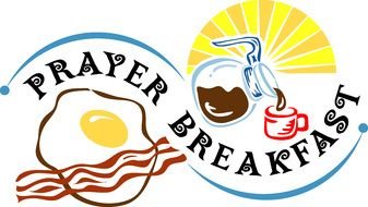 clipart of prayer breakfast and food