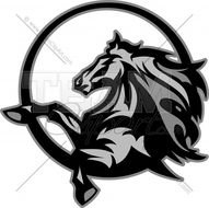 Mustang Or Stallion Mascot Image Team Com Quality
