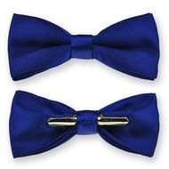 Sapphire Blue Clip On Bow Ties Solidcolornecktiescom