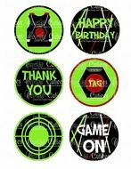 laser tag icon for print