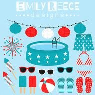 Dollar Sale 4th Of July Pool Party Fireworks Lantern Cute