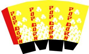 Popcorn Template drawing