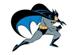 Batman as a graphic illustration