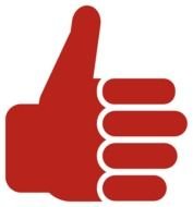 Red Thumb Up At Clkercom Vector Online Royalty