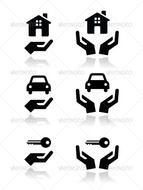 Graphicriver Hands Icon Set 5098625