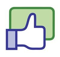 Facebook like symbol