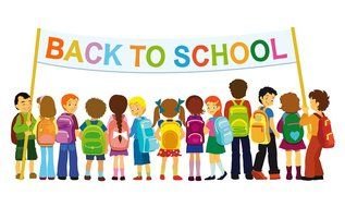 Back to school as a picture for clipart