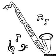 Musical Instruments Coloring Pages N3