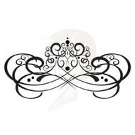 clipart of the beautiful vintage curls and twirls