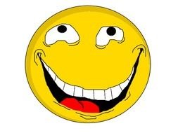 very happy smiley