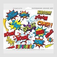 variety of colorful superphrases