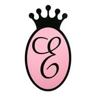 logo with a crown on a white background