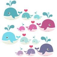Whales drawing