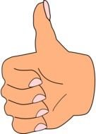 Thumb up clipart
