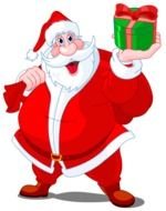 Printable Santa Claus drawing