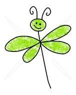 Dragonfly Black And White Panda Free clipart