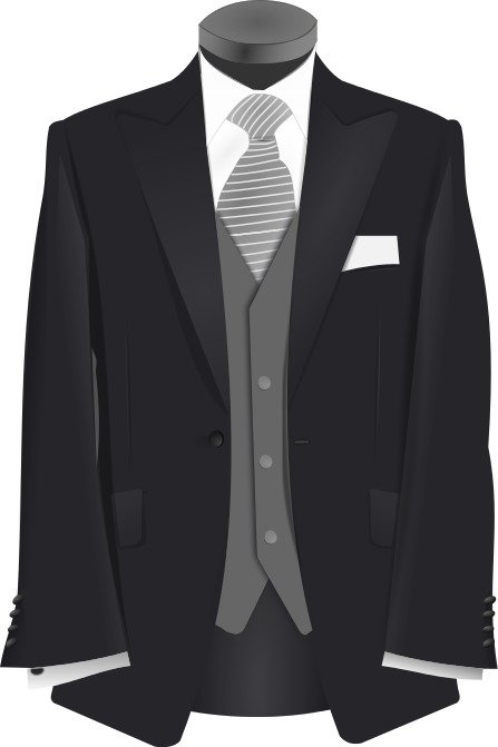 Wedding Suit Svg Vector Sfree