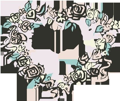 Clip Art Of A Heart Wreath &169 Dixie Allan