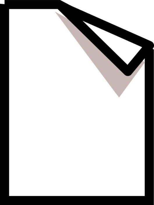 blank sheet as picture for clipart