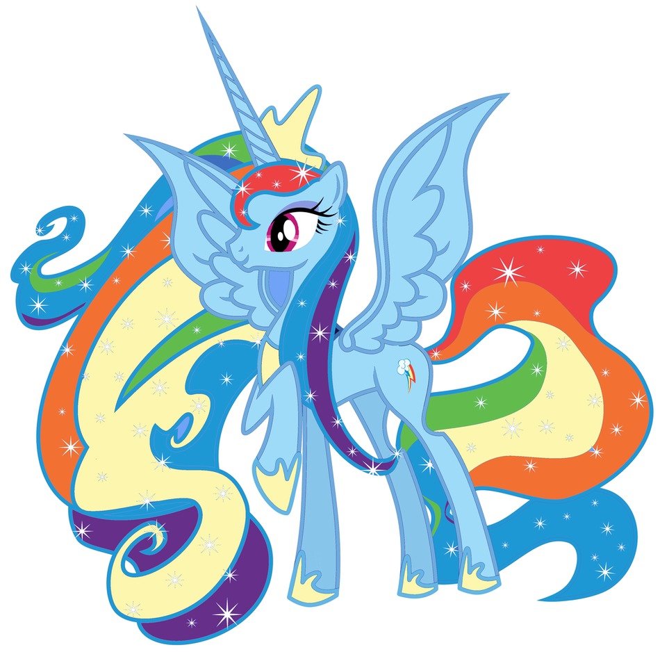Clipart of beautiful Rainbow Dash