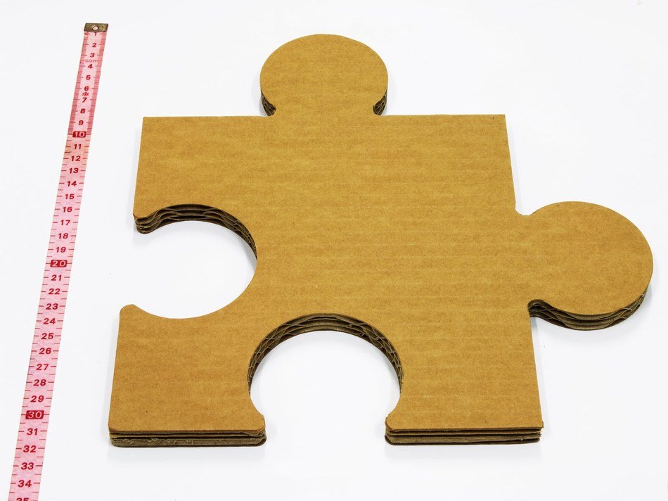 big puzzle as picture for clipart