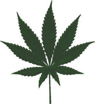 Cannabis Leafs At Clkercom Vector Online Royalty clipart