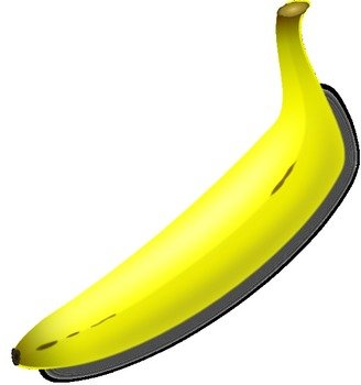 Yellow Banana At Clkercom Vector Online Royalty